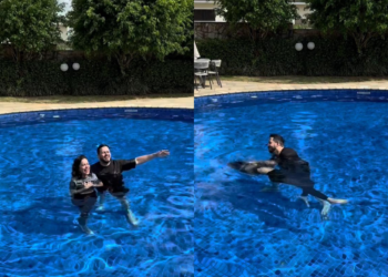 Tati Zaqui confirma conversão com batismo nas águas