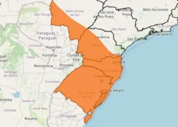 Formação de ciclone na Argentina leva frente fria ao Sul