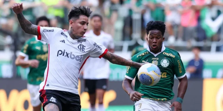 Em duelo equilibrado, Palmeiras e Flamengo empatam
